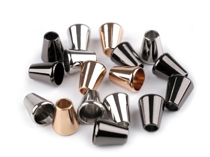 Kovová koncovka na šňůru Ø5,5 mm / ozdoba (Varianta 1 nikl, Balení 2 ks)