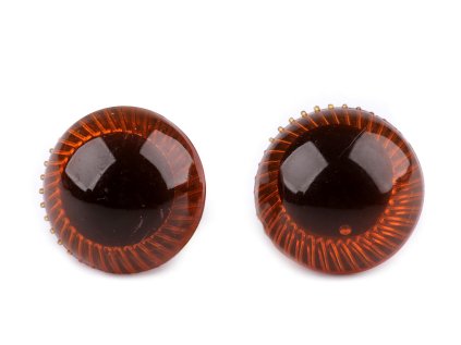 Oči s pojistkou Ø18 mm (Varianta 2 modrá, Balení 20 sada)