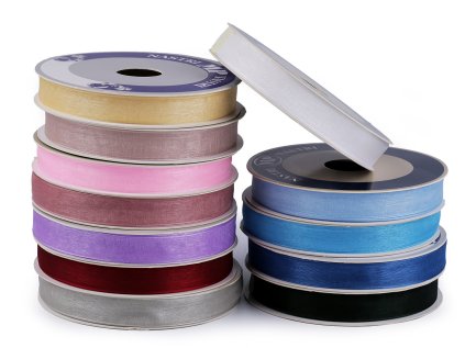 Monofilová stuha šíře 15 mm (Varianta 1 (01) bílá, Balení 50 m)