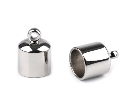 Kovová koncovka na šňůru Ø11 mm (Varianta 1 nikl, Balení 2 ks)