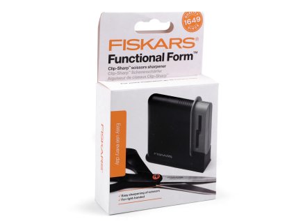 Ostřič nůžek Fiskars (Varianta černá, Balení 1 ks)