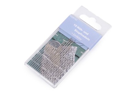 Jehly šicí a látací + navlékač (Varianta nikl, Balení 1 karta)