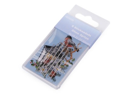 Jehly vyšívací tupé (Varianta nikl, Balení 1 karta)