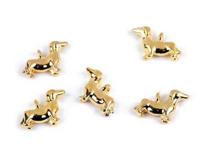 Kovový přívěsek / taháček na zip sova 3D (Varianta 2 (81533) zlatá sova, Balení 5 ks)