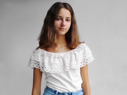 Madeira - štykování šíře 11 cm (Varianta bílá, Balení 1 m)