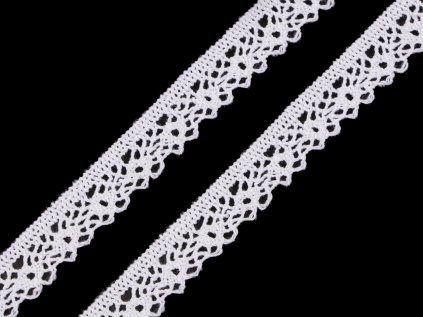Bavlněná krajka  paličkovaná šíře 15 mm (Varianta 2 režná světlá, Balení 22.5 m)