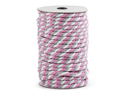 Bavlněná šňůra kroucená Ø12 mm macrame