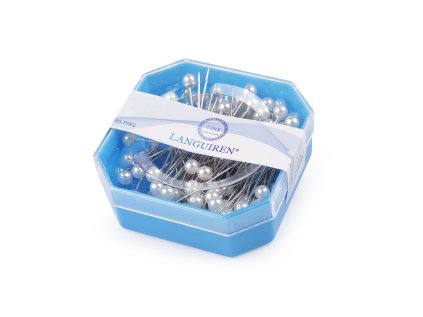 Ozdobné špendlíky délka 38-40 mm (Varianta 1 bílá perleť, Balení 1 krab.)