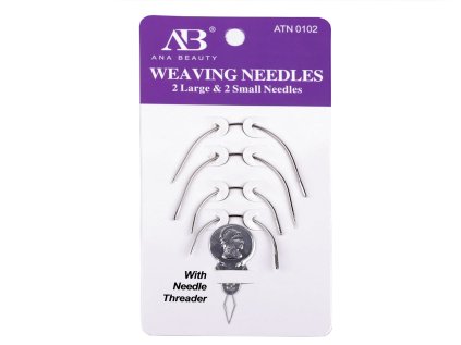 Jehly čalounické + navlékač (Varianta nikl, Balení 1 karta)