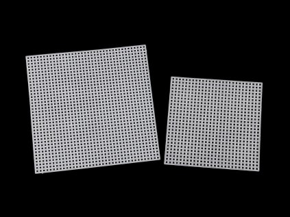 Plastová kanava / mřížka vyšívací (Varianta 1 (10,8x10,8 cm) bílá, Balení 1 ks)