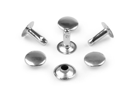 Duté nýty Ø12 mm (Varianta 1 nikl, Balení 50 pár)