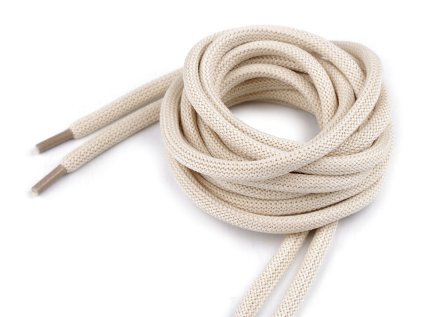 Tkaničky do bot, tenisek, mikin délka 130 cm (Varianta 1 (130 cm) režná světlá, Balení 2 ks)