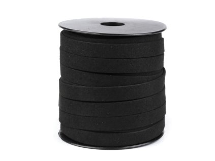 Řemínek imitace kůže šíře 10 mm (Varianta černá, Balení 24 m)
