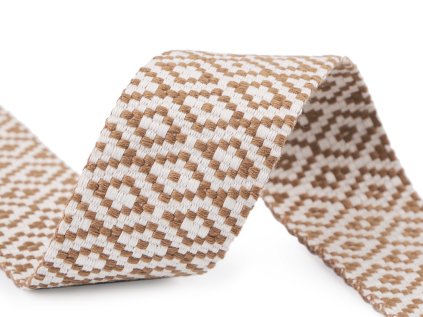 Oboustranný popruh šíře 50 mm (Varianta 1 béžová, Balení 1 m)