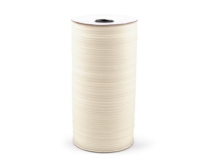 Bavlněná stuha / plátnovka šíře 5 mm (Varianta 1 bílá, Balení 1 m)