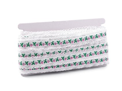 Bavlněná krajka / vsadka šíře 30 mm (Varianta 1 bílá, Balení 1 m)