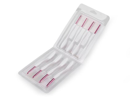 Sada ergonomických háčků na háčkování, růžičky (Varianta 1 růžová, Balení 1 sada)
