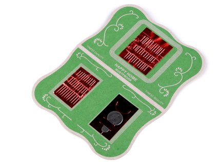 Jehly mapky Happy Home (Varianta nikl, Balení 72 karta)