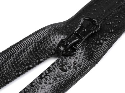 Voděodolný zip No 7 délka 90 cm spirálový (Varianta černá, Balení 1 ks)