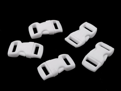 Spona trojzubec prohnutá mini šíře 10 mm (Varianta 2 pink, Balení 10 pár)