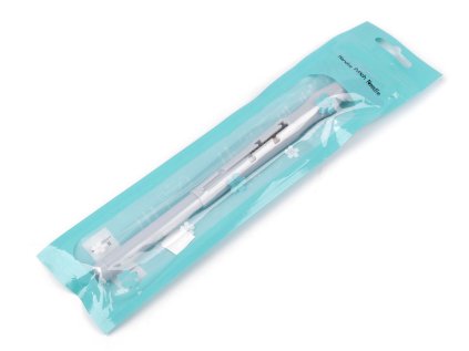 Dutá nastavitelná jehla / vyšívací pero pro silnější příze (Varianta šedá světlá, Balení 1 ks)