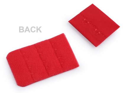 Zapínání na podprsenky, plyš šíře 32 mm dvouřadé (Varianta 1 bílá, Balení 1 pár)