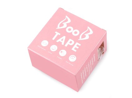 Boob tape páska na prsa samolepicí šíře 5 cm transparent (Varianta transparent, Balení 1 krab.)