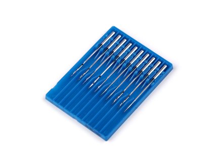 Strojové jehly pro průmyslové šicí stroje overlock 70; 80 Schmetz (Varianta 70 nikl, Balení 1 krab.)
