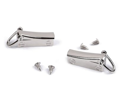 Průvlek na kabelky (Varianta 1 (25 mm) nikl, Balení 1 pár)