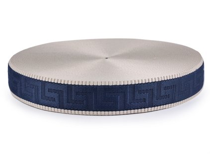 Popruh šíře 50 mm (Varianta 1 modrá béžová, Balení 1 m)