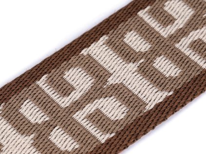 Oboustranný popruh šíře 38 mm (Varianta 2 černá, Balení 1 m)