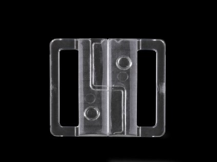 Plavkové zapínání šíře 30 mm plastové (Varianta transparent, Balení 2 pár)