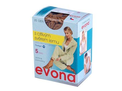 Silonové ponožky 20 den 5 párů (Varianta 999 Black, Balení 1 krab.)