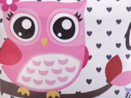 Dětská taška sovy 17x17 cm (Varianta 3 modrá azurová, Balení 1 ks)