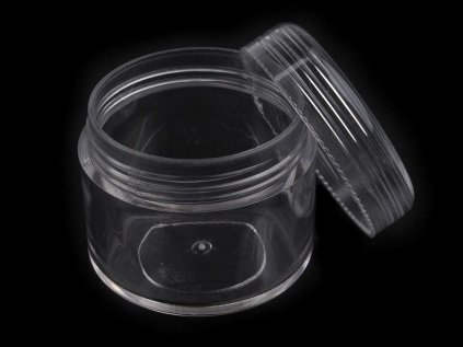 Plastová dóza 3,2x3,8 cm šroubovací (Varianta transparent, Balení 12 ks)