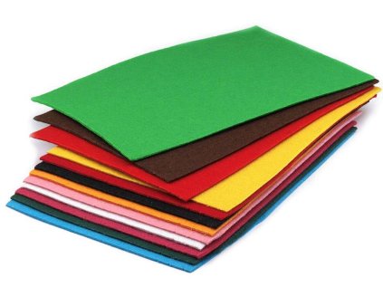 Látková dekorativní plsť / filc 20x30 cm (Varianta 1 (F23) zelená stepní, Balení 2 ks)