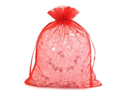 Dárkový pytlík 20x26 cm organza (Varianta 1 zlatá, Balení 5 ks)