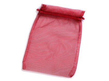 Dárkový pytlík 13x18 cm organza (Varianta 1 bílá, Balení 10 ks)