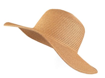 Dámský letní klobouk / slamák k dozdobení (Varianta 1 bílá, Balení 1 ks)