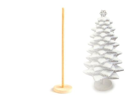 Dřevěný stojan / podstavec k dotvoření (Varianta přírodní sv., Balení 1 ks)