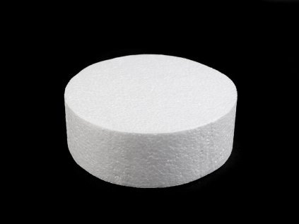 Dortový korpus / podstavec Ø15 cm polystyren (Varianta bílá, Balení 1 ks)