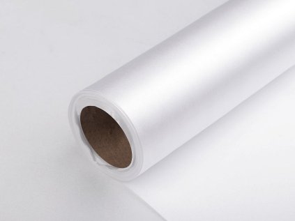 Satén jednostranný šíře 36 cm (Varianta 01 bílá, Balení 9 m)