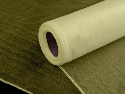 Organza šíře 21 cm (Varianta 1 bílá, Balení 9 m)