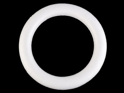 Věnec Ø24 cm polystyren (Varianta bílá, Balení 1 ks)