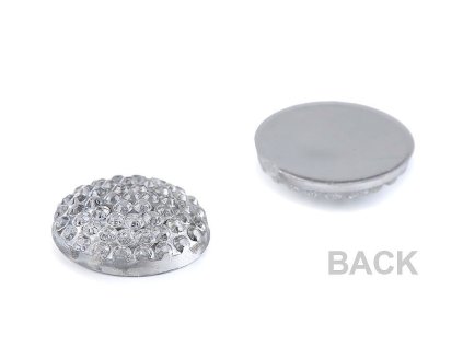 Broušené srdce k nalepení (Varianta 1 crystal, Balení 20 ks)