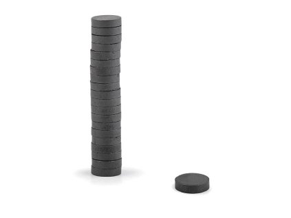 Magnet Ø12 mm (Varianta antracit, Balení 20 ks)
