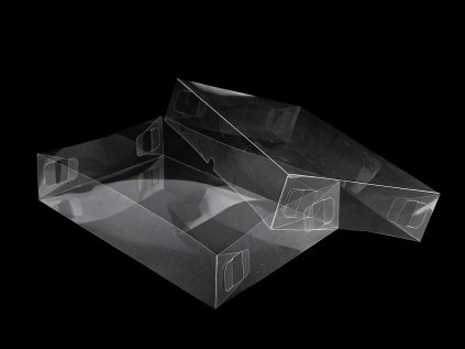 Plastová krabička s víkem (Varianta transparent, Balení 100 ks)