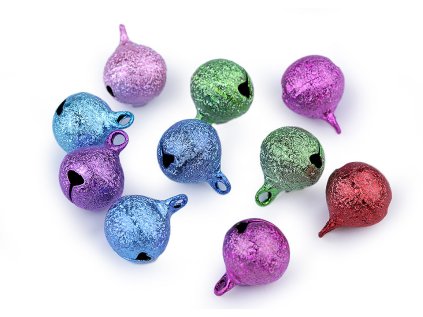 Rolničky metalické Ø12 mm (Varianta 2 zlatá, Balení 10 ks)