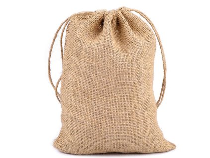 Dárkový pytlík 18x25 cm jutový (Varianta režná přírodní, Balení 1 ks)