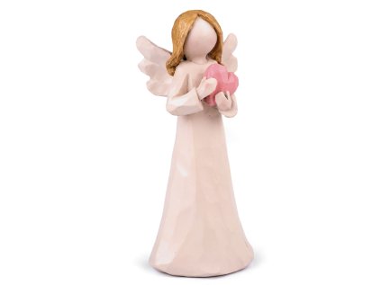 Dekorace anděl (Varianta 2 šedá, Balení 1 ks)